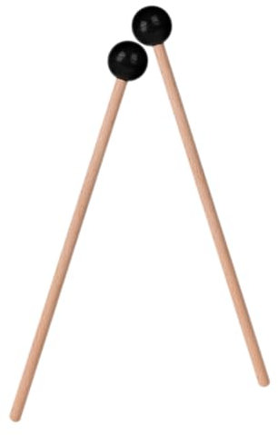 TEMPNAP 2stücke Ethereal Drumsticks Aus Holz Für Xylophon Gummihammer Für Marimba Trommel Und Glockenspiel Langlebig Und Handlich Für Präzise Klangerzeugung Und Komfortables Spielen