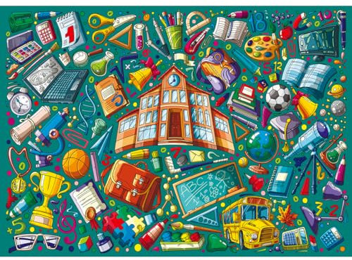 HUADADA Jigsaw Puzzles for Adults 1000 Pieces Exclusive to Amazon 1000 Piece Jigsaw Puzzles for Adults-Back to School