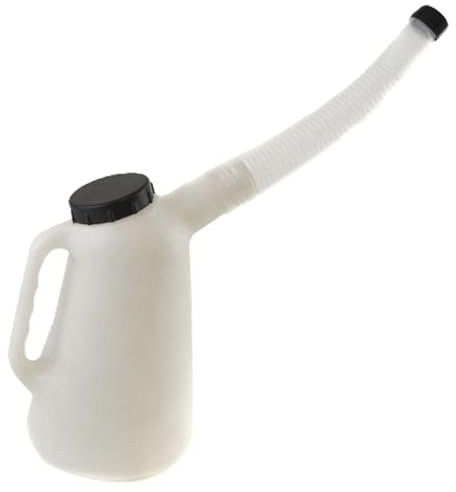 Unibos | 1L Measuring Jug with Flexible Spout | Plastic Jug with Lid | Easy Carrying Handle