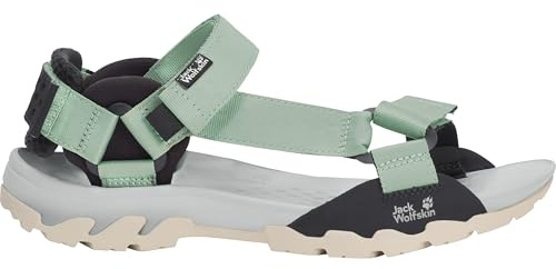 Jack Wolfskin Damen Ridge Sandale, green zinnia, 38