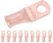 Selterm Cosse Electrique 4 AWG (25 mm²) - 1/4 (M6) Cosses à Sertir UL à Trou, Extrémités de Câble de Batterie, Cosse Batterie Cuivre nu, Connecteurs de Bornes à Anneaux Tubulaires [B31] - 10 pièces