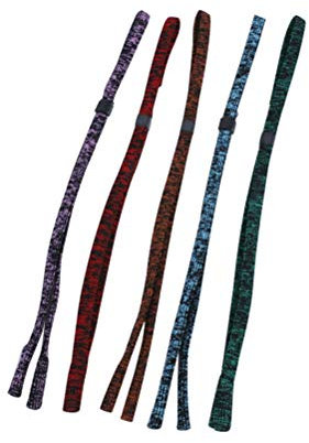 VORCOOL 5 STÜCKE Einstellbar Sport Brillenband rutschfeste Elastische Brillenhalter Brillenhalter Brillen Schnur (Zufällige Farbe)