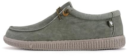 WALK IN PITAS | WP150 WALLABI Washed | Mocasines de Hombre | Náuticos Casual | Zapatillas de Verano | Zapatos Casuales | Zapatos Walkinpitas | Kaki 44