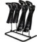 YORKING 2 Pairs Boot Shoe Rack Iron Rack Boots Holder Stand Storage Boot Rack Outdoor Boot Trees Black