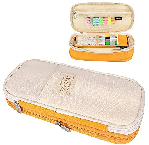 HIQE-FL Mäppchen Mädchen Teenager,Cute Pencil Case,Große Kapazität Federmäppchen,Langlebig Federtaschen,Mäppchen Reißverschluss,Tasche Perfekt Für Schule Büro