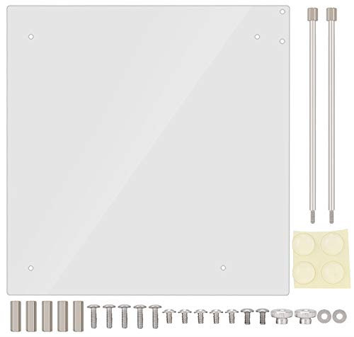 Open Frame Overlock Computer Case, DIY Base Stand For ITX Motherboard, Support Longer Graphic Card, with Acrylic Material
