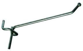 Crochet pour panneau porte-outils en acier (mesure 20 cm, 25 pièces)