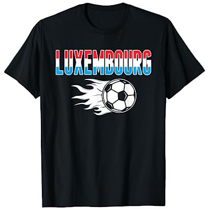 Proud Luxembourg Soccer Fans Trikot Luxemburgischer Fußball T-Shirt