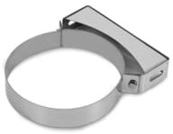 Collier mural I Accessoires pour conduit cheminée et poêle I Intérieur ø 130mm Extérieur ø 180mm I Fixation de la cheminée I Oskar