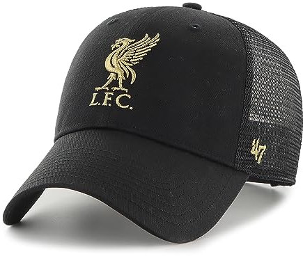 '47 FC Liverpool Black EPL Branson Metallic Most Value P. Branson Trucker Cap - One-Size