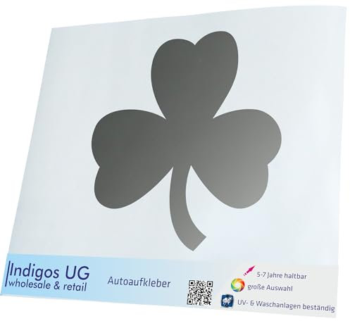 INDIGOS UG Auto Aufkleber Auto - 200x200 mm - Tow - Silber - konturgeschnittener Autoaufkleber ohne Hintergrund - Selbstklebender Sticker für Auto, Fenster, Bus oder LKW - UV-beständig & wetterfest
