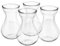 MAGICLULU 4 Pièces Vase en Jacinthe Vase en Verre Vase Verre Vase Transparent Verre Petit Vase Transparent Usine centres de Table Pot Vase à Fleur hydroponique Vase Floral en Verre Un Verre