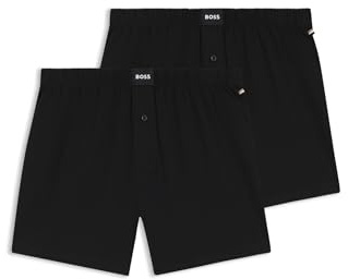 BOSS Boxershorts Aus Stretch-Baumwolle Im Zweierpack