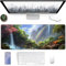 Speed Gaming Mauspad 1200 x 600mm, XXL Mousepad, Tischunterlage Large Size Groß, verbessert Präzision und Geschwindigkeit, abwaschbar - für Microsoft Maus und Tastatur Regenbogen Fallen