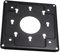Holibanna Stylish Black Pc Monitor Mount Mini Pc Host Rack Metal Bracket Mounting Plate Space-saving Design