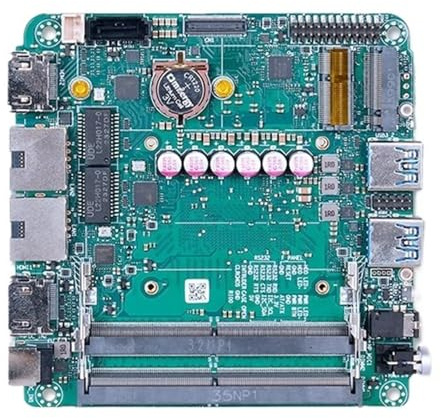 mini host motherboard 6600H 7840HS dual network port Type-C industrial control small computer