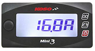 KOSO Mini 3, VOLTIMETER 6,0-19,9V / Amperometer 0-30A