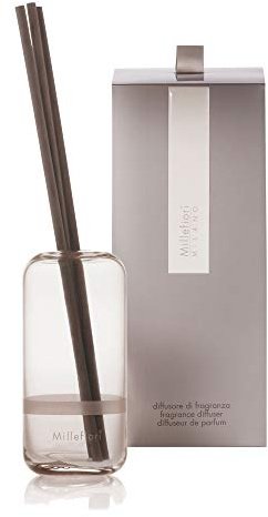 Millefiori Diffusor mit Stab Air Design Kapseln Glas Taupe