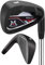 MAZEL Golf Eisen Single1,2,3,4,5,6,7,8,9, P, A,S, Edelstahl Golf Club Eisen für Männer Rechtshänder (Black Individual Iron,RH, #3 Iron)