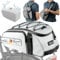 Valkental® 3in1 Fahrradtasche für Gepäckträger mit Kühlfunktion - 10L Volumen - Isolierende Gepäckträgertasche mit Rucksackfunktion - Wasserfest & Reflektierend - Mit Tragegriff - Geprüfte Qualität