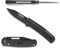 Ganzo G768PT-BK EDC Couteau de Poche Pliant Rasoir Tranchant D2 Lame Noire 85 mm Manche G10 avec Clip Chasse en Plein air Pêche 205 mm 117 g (Noir)