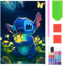 Yoimckay Cartoon Anime Diamond Painting, Stitch 5D Diamond Painting Set, DIY Cartoon Diamond Painting,Cute Diamant Painting Kit für Erwachsene Kinder, Diamant Malerei für Home Décor 30x40cm