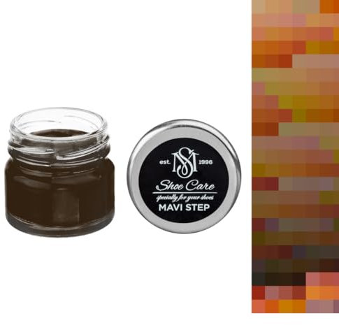 Esmalte de zapatos de cuero, tinte marrón crema con cera para volver a colorear, brillo suave para el cuidado de las botas, color individual