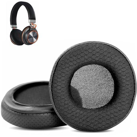 XRHTONG Robuste und atmungsaktive Ersatz-Ohrpolster, kompatibel mit Betron S2 S2 Wireless Kopfhörern, Ohrpolster (Gepresstes Leder/Robuster Stoff und Memory-Schaumstoff)