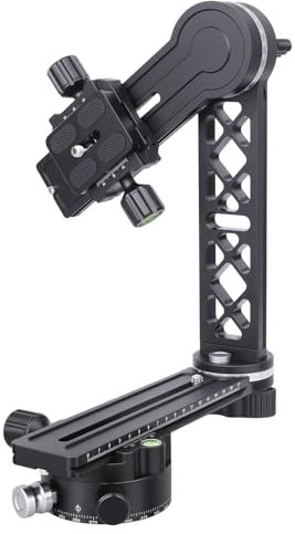 VIELKNOV Gimbal Head,GH8 720° 3-Axis Panoramic Tripod Head with Slide Stabilizer with Quick Release Plate For DSLR Camera Camcorder
