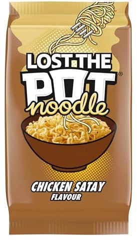 Pot Noodle Chicken Satay Lost The Pot Noodle low in saturated fat instant noodles 85 g