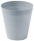 Sinoba Papierkorb 6105 Mülleimer Abfalleimer Papiereimer Kunststoff ideal für Kinderzimmer Büro Küche Höhe 25 cm 9L (Blaugrau)