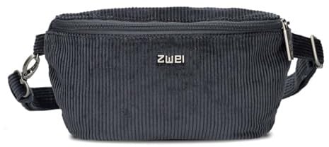 Zwei Damen Hip Bag Mademoiselle.M MH4 Bauchtasche 25 cm 1 Liter aus hochwertigem Kunstleder, Crossbody Bag wasserabweisend, 3-in-1 Bequeme Brusttasche, Gürteltasche & Hüfttasche (Cord-Polar)