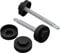 Black (Pack of 200 CAPS) - 16mm Hexagonal TEK Screw Cover CAPS to FIT 8mm (5/16) TEK Screws