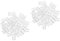 CUTICATE 100Pcs Keratin Nail Glue For U Tip Rebond Hair Extensions Hot Fusion - White, 1 x 0.5cm