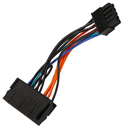 C36S Netzteilkabel Adapter 24-Pin auf 10-Pin – 13 cm Stromkabel für Lenovo Medion ATX Netzteil, 24-Pin Buchse auf 10-Pin Stecker, Hauptplatinen-Stromkabel für 10-Pin Motherboards