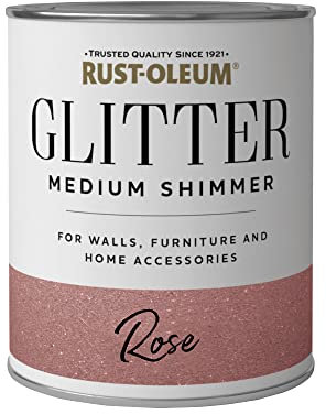Rust-Oleum Glitter Paint Medium Shimmer Rose Wall & Furniture Paint