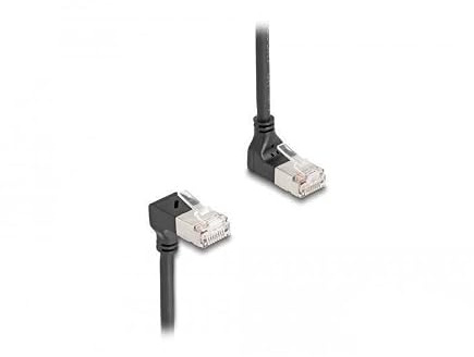 DeLOCK 80292 - Patchkabel Cat.6a, S/FTP, 0,5m, schwarz