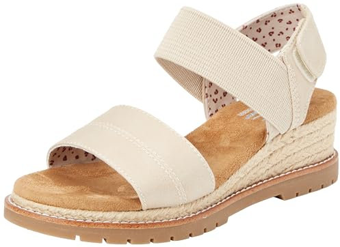 Skechers Damen Bob's Desert Chill City Scapes, Off White Textil, 37.5 EU