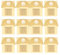 Sac à poussière filtrant for aspirateur, sac en papier, sac poubelle, Compatible avec Karcher A2000 A2003 A2004 MV2 WD2200 WD2210 WD2240 WD2250 (Color : Dust bag 12 PCS)
