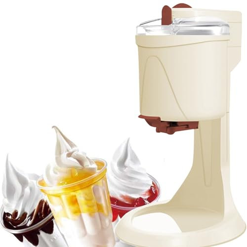 URJWAN Ice Cream Maker Machine, Home Ice Cream Maker Machine, Yogurt Mr Whippy Ice Cream Makers, Automatic Soft Ice Cream Machine 1l Large Capacity Ice Cream Machine