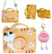 Étui 3D en silicone souple avec motif chat vif pour iPad 9e/8e/7e 10,2/Air 3{^>e<^} 2019/Pro 2017 10,5, personnage de dessin animé kawaii, support rotatif en silicone souple avec lanière pour