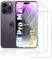 HonJenSeoa Pellicola Idrogel Opaca per iPhone 14 Pro Max, 3 Pezzi TPU Antiriflesso Pellicola Protettive idrogel, Anti Impronta, Film flessibile, Case-friendly