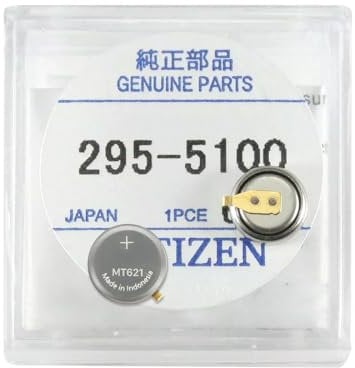 Batteria per Citizen Eco-Drive 295-51 295-5100 MT621, compatibile con batteria Panasonic per orologio Citizen Eco Drive BP10, E010, E000, E001, E011