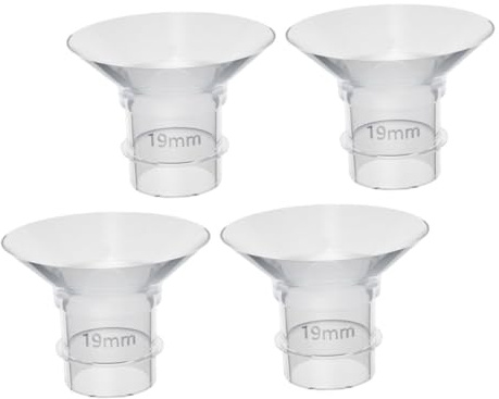 Gogogmee 4Pcs Wearable Breast Pump Flange Inserts Parts for Electric and Wearable Pumps Reusable Accessories for Convenient Milk Collection