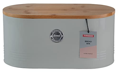 Typhoon Living Grey Bread Bin