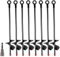 DBREAKS Viti di Ancoraggio, 8 Pezzi Viti di Ancoraggio, 38cm Ancoraggio a terra, Ancoraggio per capannone, Punta a Spirale per Campeggio, Giardino, Copertura del Terreno, Ancoraggio, Tende da Sole