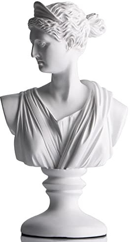 XMGZQ griechische Mythologie büste,skulptur deko,ästhetik Statue,Aphrodite büste Kopf,griechische Mythologie Statue,frauenbüste,griechische deko,große Klassische römische Büste griechische Geschenk