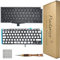 Pardarsey Repuesto Retroiluminación Español Teclado ESPAÑOL Compatible para MacBook Air Retina 13 M1 A2337 Finales de 2020 Año Teclado + Tornillos + Destornillador