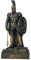 Leonidas Griechische Statue Spartanischer König Krieger Bronze-Effekt klein