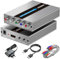 Komponente zu HDMI Konverter mit Skalierungsfunktion + Zoomfunktion (HDMI-Kabel und Komponente im Lieferumfang enthalten), YPbPr auf HDMI Konverter für DVD/NGC/Wii/VHS/PS2 (nicht für 240P-Spiele)